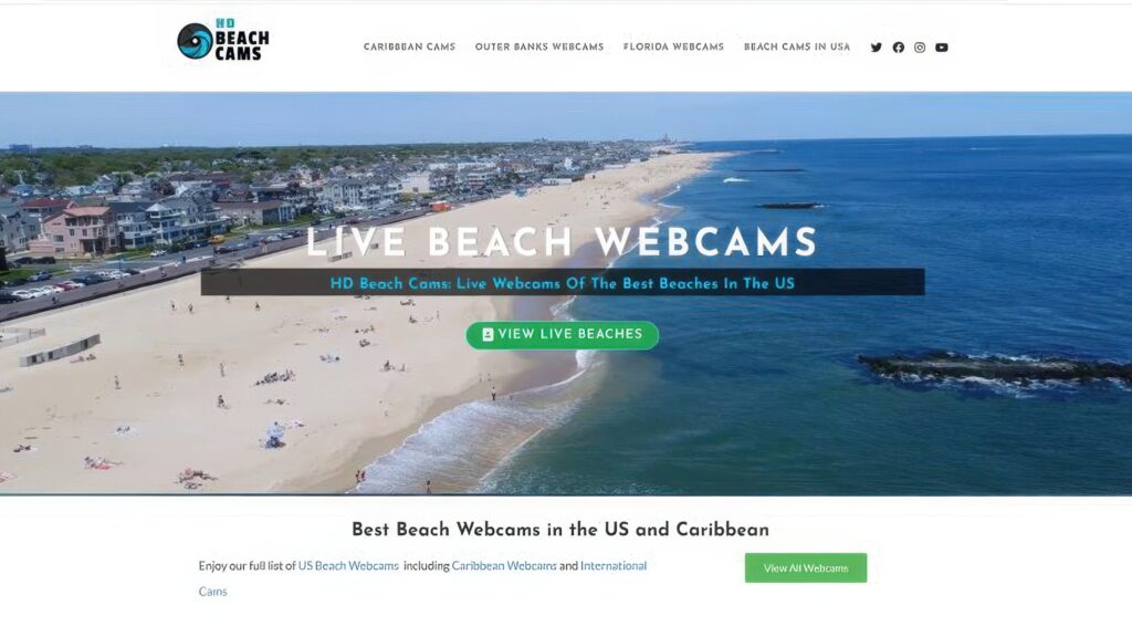 hd beach cams website