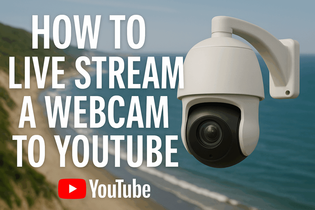 how to live stream a webcam to youtube